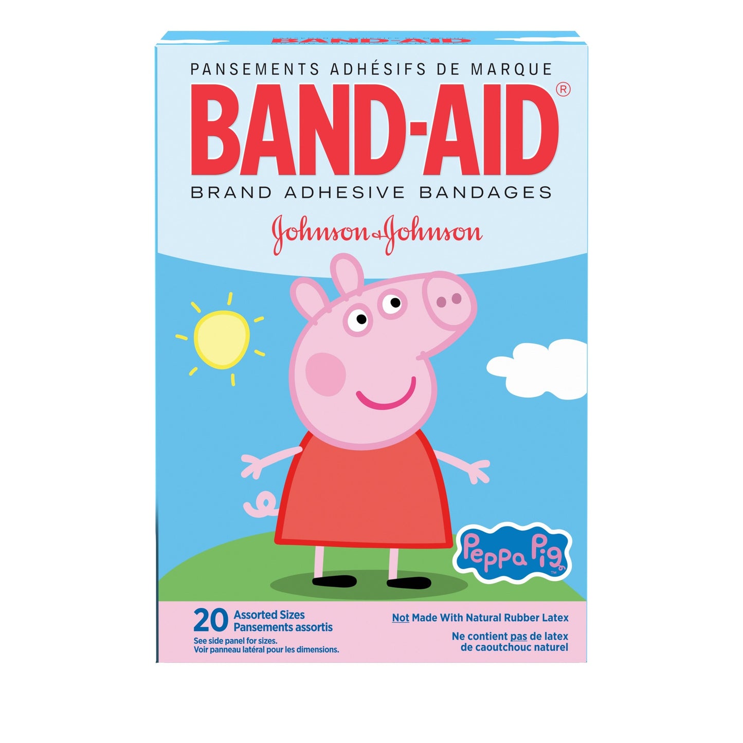 BAND AID PEPPA PIG ASSORTED 20