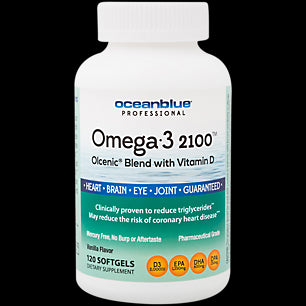 OCEANBLUE OMEGA-3 2100 W/VIT D3 SGEL 120