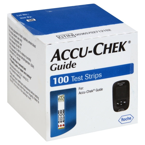 ACCU CHEK GUIDE TEST STRIP 100