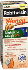 ROBITUSSIN HONEY COUGH CONGESTION DM NT 4 OZ
