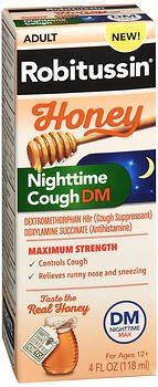ROBITUSSIN HONEY COUGH CONGESTION DM NT 4 OZ