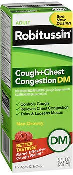 ROBITUSSIN COUGH+CHEST CONGESTION DM 8 OZ