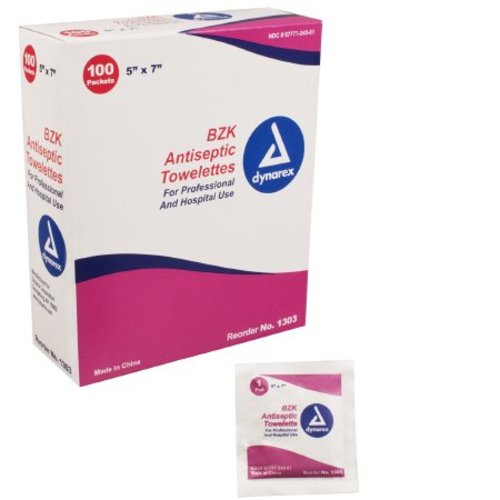 TOWELETTE BENZALKONIUM BZK ANTISEPTIC 100