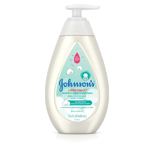 JOHNSON COTTON TOUCH 2N1 WASH & SHAMP 13.6OZ