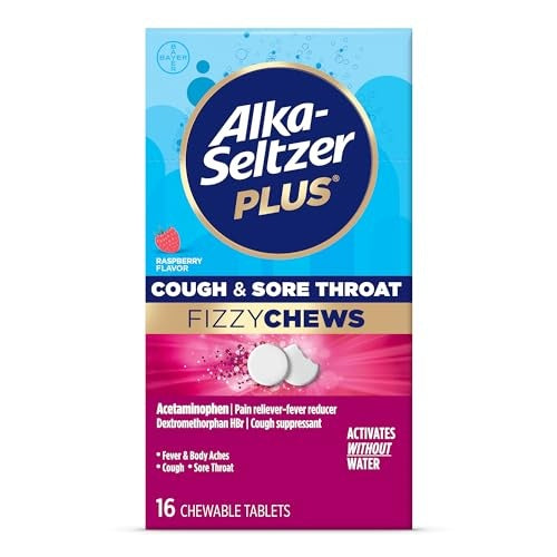 ALKA SELTZER + FIZZY CHEW CGH & S/THR RASP 24
