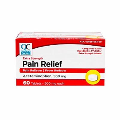 QC NON ASPIRIN X/STR TAB 500 MG 60