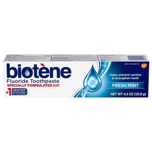 BIOTENE TOOTHPASTE FRESH MINT 4.3 OZ