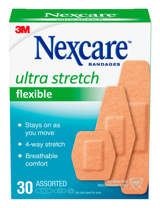 NEXCARE BANDAGE ULT STRETCH FLEXIBLE ASST 30