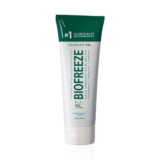 BIOFREEZE PAIN RELIEVING GEL COLORLESS 3 OZ
