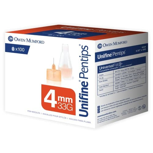 UNIFINE PENTIPS PLUS 33G 4MM BX/100