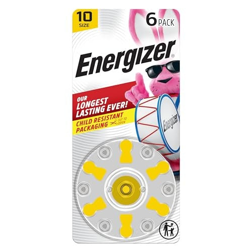 ENERGIZER HEARING AID BATTERY 10CR-6ENRUS.O1