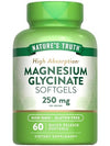 MAGNESIUM GLYCINATE 250 MG SOFTGELS 60 NT