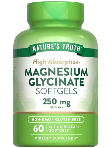MAGNESIUM GLYCINATE 250 MG SOFTGELS 60 NT