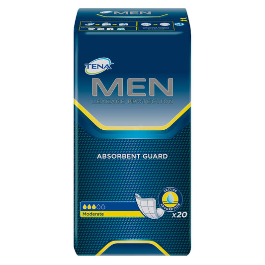 TENA PROTECTIVE GUARDS MEN MODERATE 20
