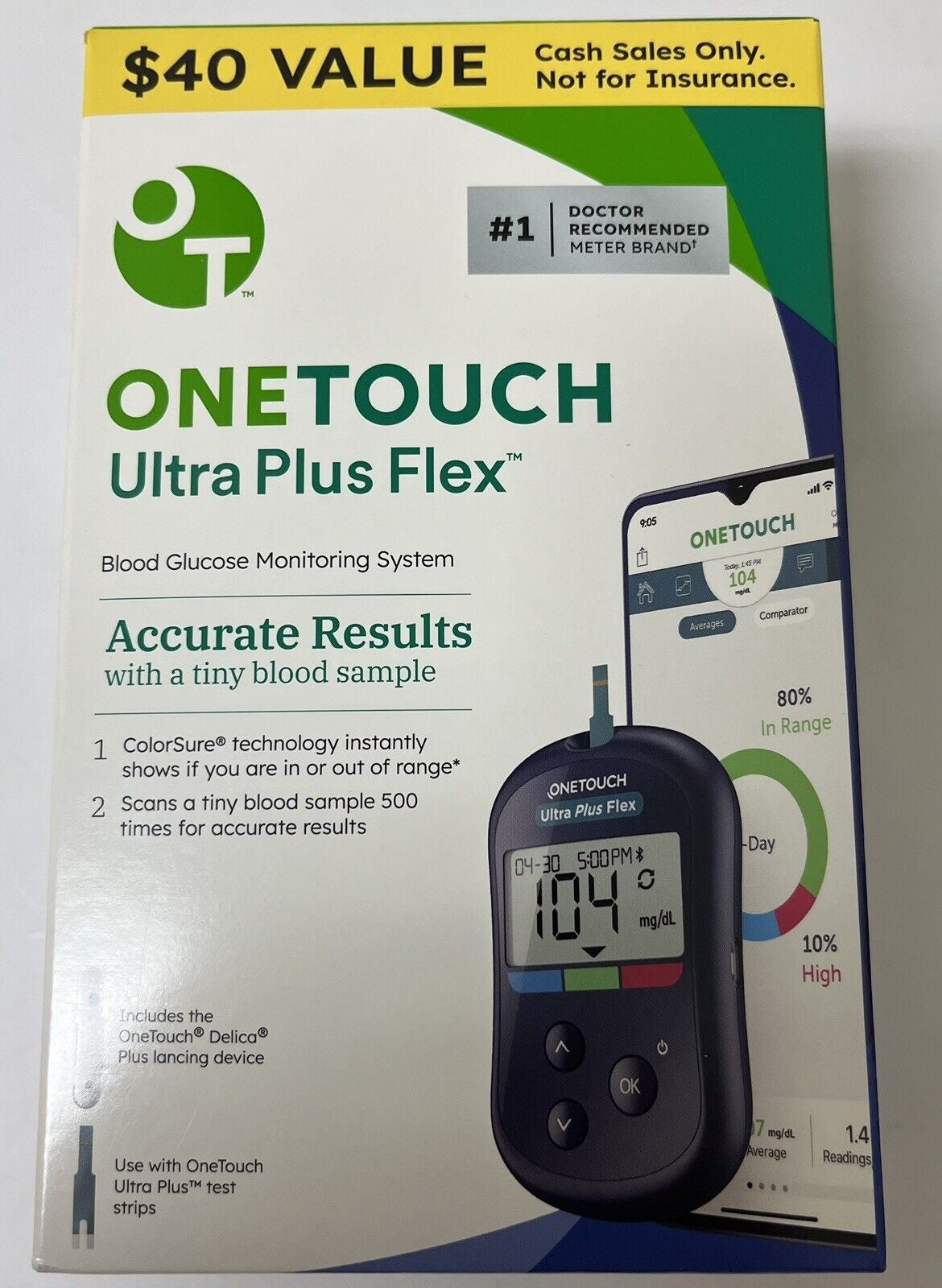 ONE TOUCH ULTRA PLUS FLEX BONUS PACK CASH