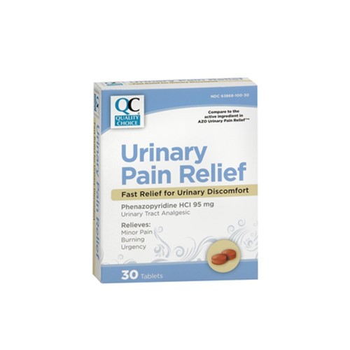 QC URINARY PAIN RELIEF TAB 30