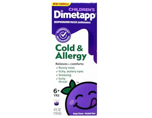 DIMETAPP CHILD COLD & ALLERGY GRAPE 4 OZ
