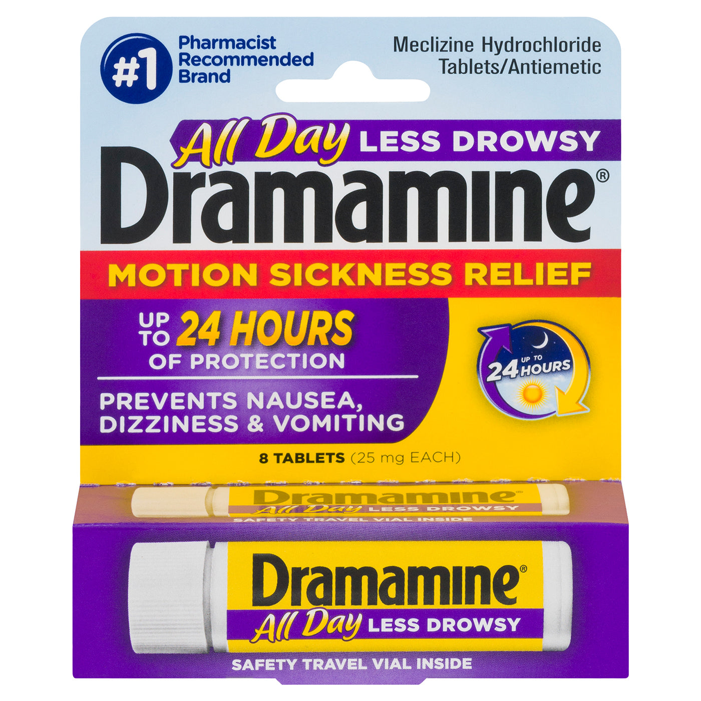 DRAMAMINE II TAB LESS DROWSY 8