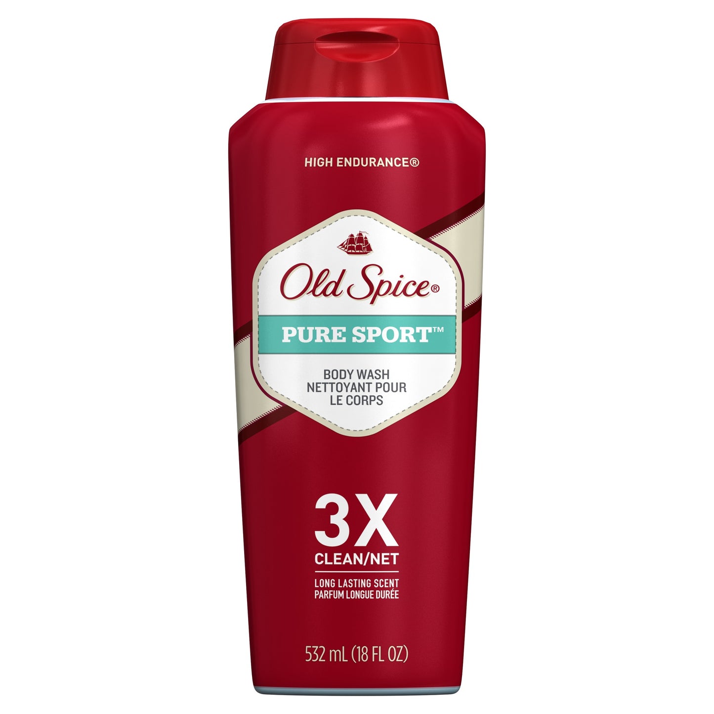 OLD SPICE HIGH ENDURANCE B/WASH P/SPORT 18 OZ