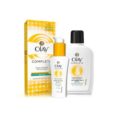 OLAY COMPLETE ALL DAY LOT LT S/SK SPF15 6 OZ