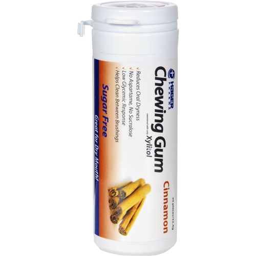 HAGER PHARMA XYLITOL CHEW GUM CINNAMON 30