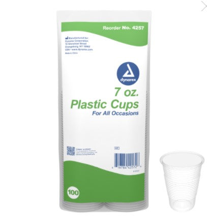DRINKING CUP PLASTIC 5 OZ CTN/50 DYNAREX