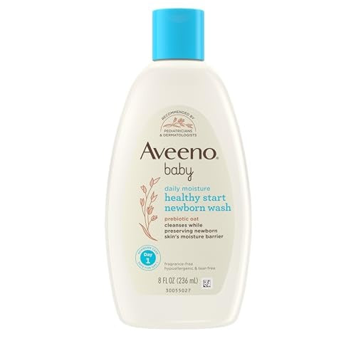 AVEENO BABY DAILY MOIST NEWBORN WASH 8 OZ