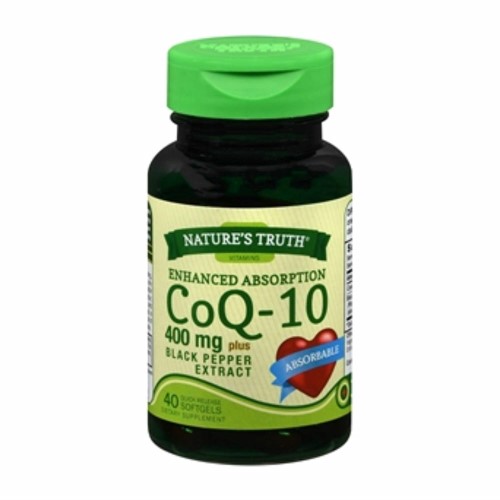 CO Q-10 SOFTGEL W/BLK PEPPER EXT 400 MG 40 NT