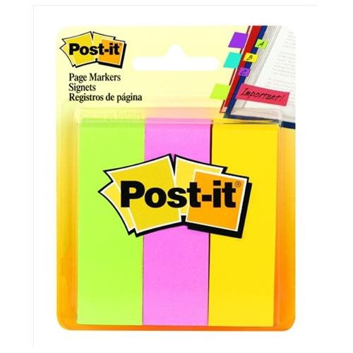POST IT PAGE MARKER ASST 1 X 3" 3 PK #5487