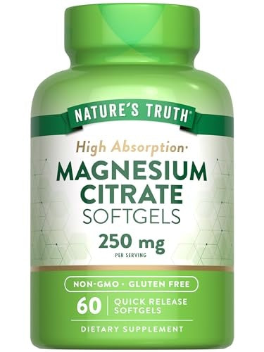 MAGNESIUM CITRATE SOFTGELS 60 NT