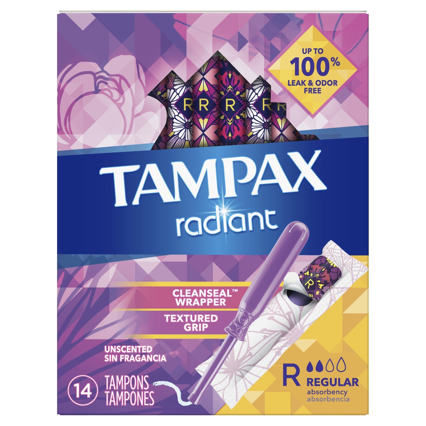 TAMPAX RADIANT REGULAR 14