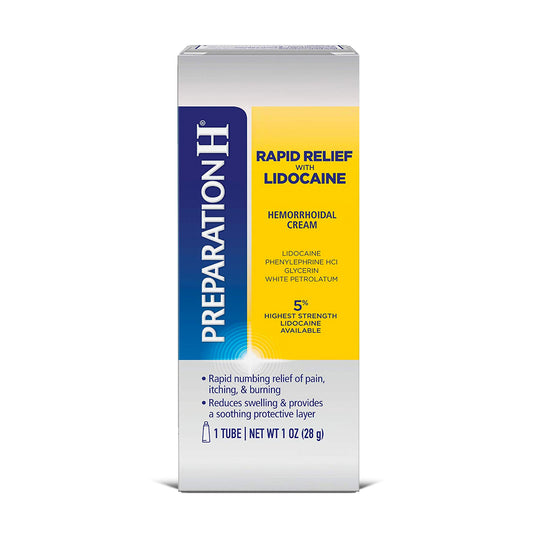 PREPARATION H RAPID RELIEF W/LIDO CREAM 1 OZ