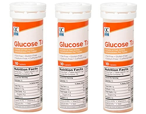 QC GLUCOSE TAB ORANGE 10