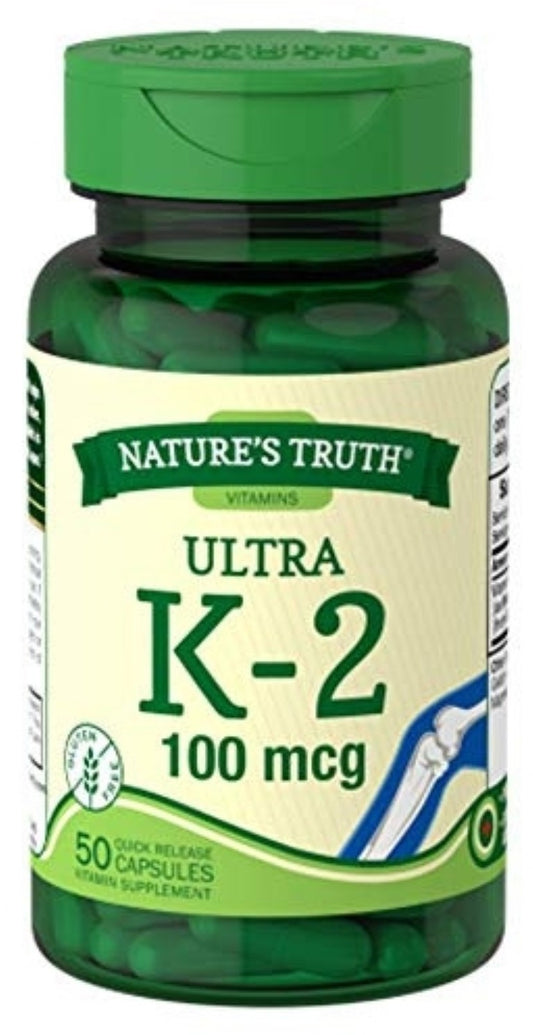 VITAMIN ULTRA K-2 W/MK-7 QR CAP 100 MCG 50 NT