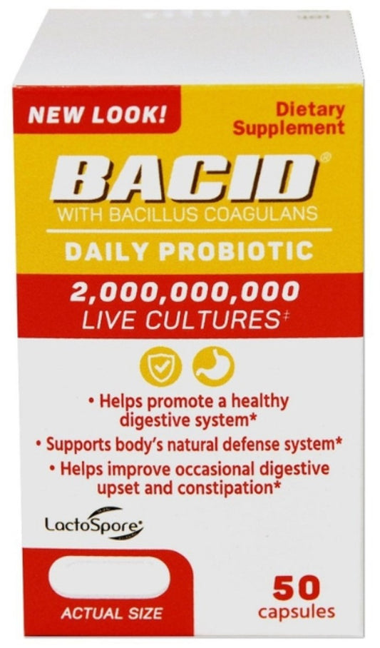 BACID PROBIOTIC CAP 50