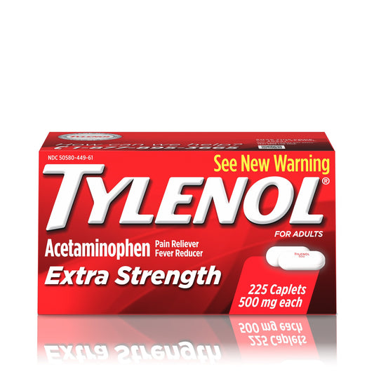 TYLENOL CAPLET EXTRA STRENGTH 500 MG 225