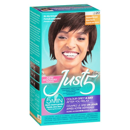 JUST 5 WOMEN HAIRCOLOR DARKEST BROWN