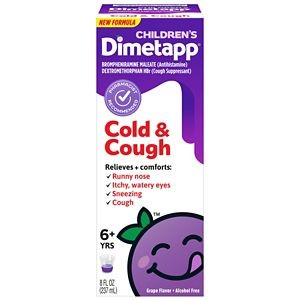 DIMETAPP CHILDRENS COLD & COUGH GRAPE 8 OZ