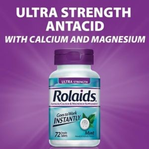 ROLAIDS ULTRA STRENGTH TAB MINT BOTTLE 72