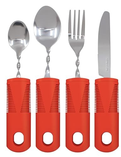 UTENSIL ADAPTIVE CUTLERY KNIFE/FORK/2 SPOONS