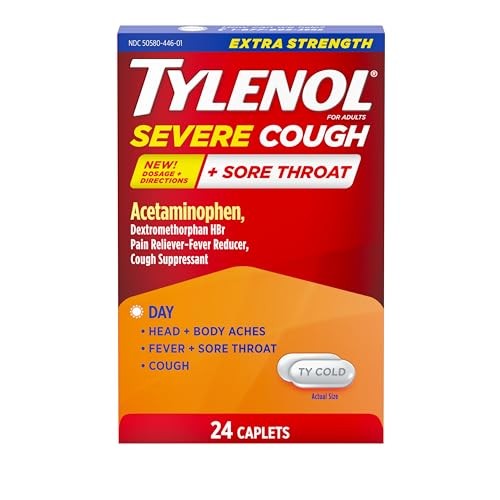 TYLENOL XS SEV COUGH + SORE THROAT DT CAPL 24