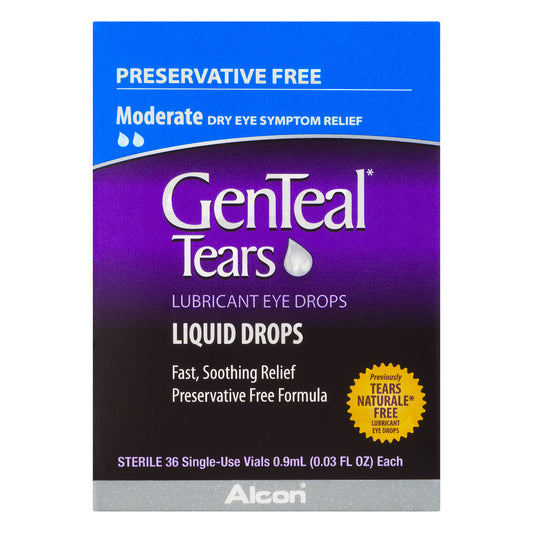 GENTEAL TEARS FREE EYE DROP SINGLE USE 36