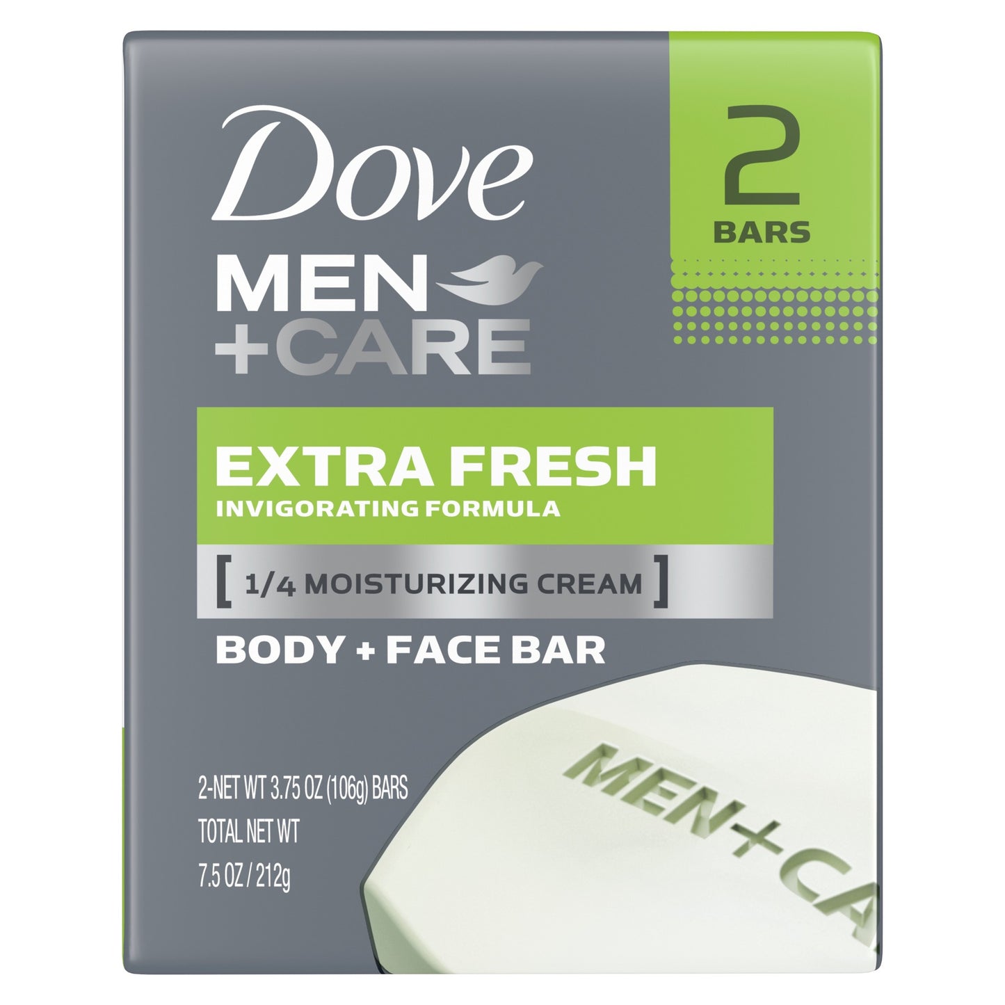 DOVE MEN+CARE EXTRA FRESH SOAP 4.25 OZ 2PK