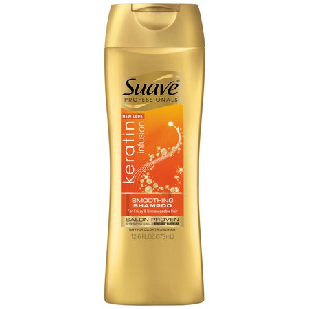 SUAVE PROF KERATIN INF SMOOTH SHAMPOO 12.6 OZ