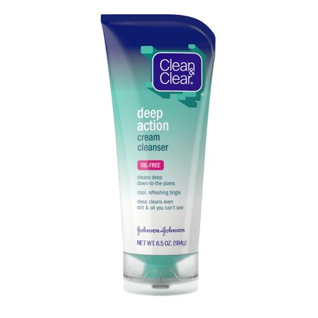 CLEAN & CLEAR DEEP ACTION CRM CLEANSER 6.5 OZ