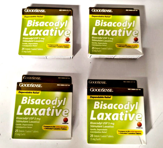 GS BISACODYL LAX 5 MG ENTERIC COATED TAB 25