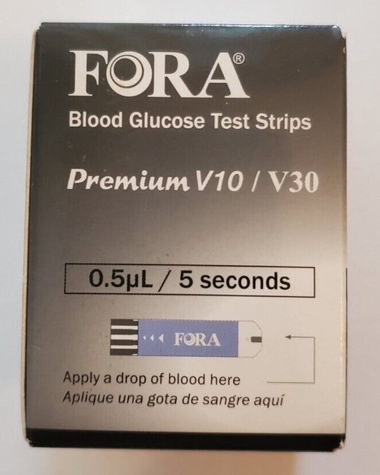 FORA PREMIUM V10/V30 BLOOD GLUCOSE T/STRIP 50