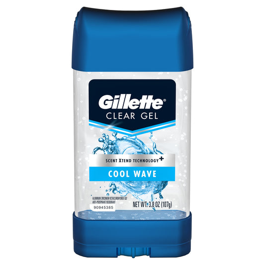 GILLETTE A/P CLEAR GEL COOL WAVE 3.8 OZ