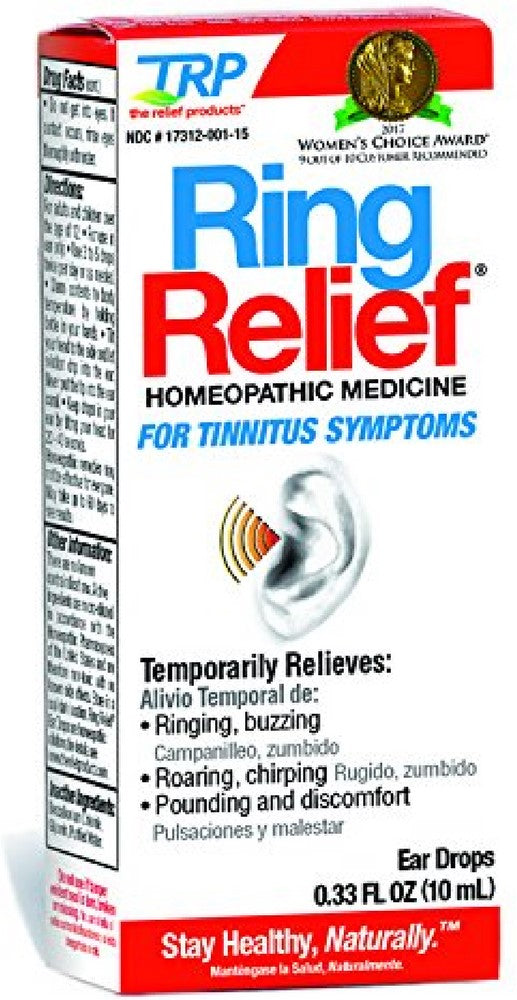 RING RELIEF EAR DROPS .33 OZ TRP