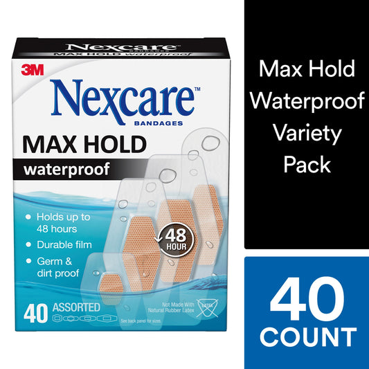 NEXCARE BANDAGE MAX HOLD WATERPROOF ASST 40